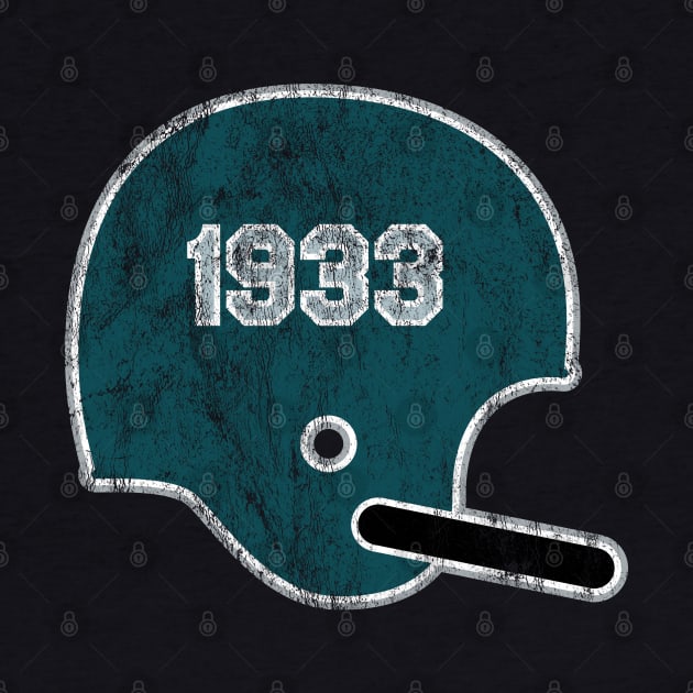 Philadelphia Eagles Year Founded Vintage Helmet by Rad Love